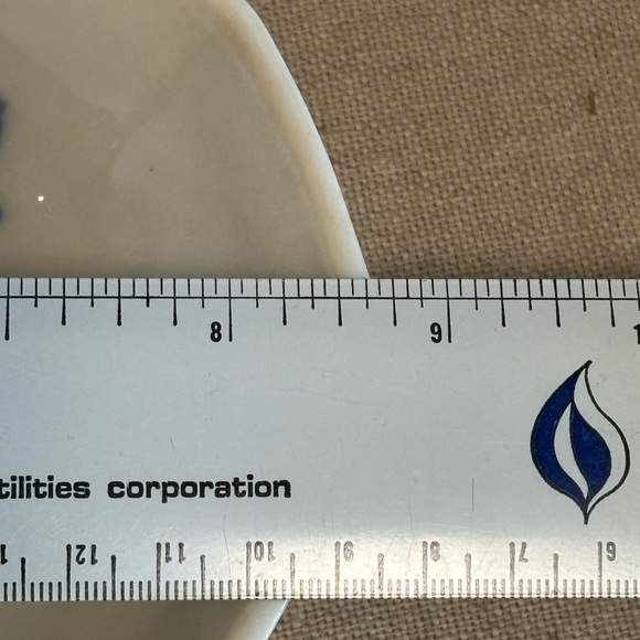 Vintage RockWood 1886 blue ships sailing serving bowl - Picture 5 of 6